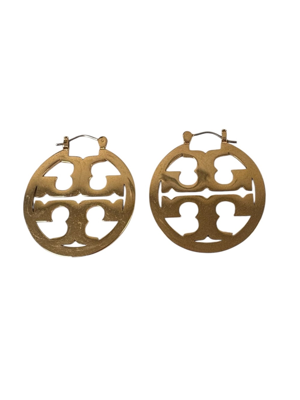 Tory Burch Icon Hoop Earrings
